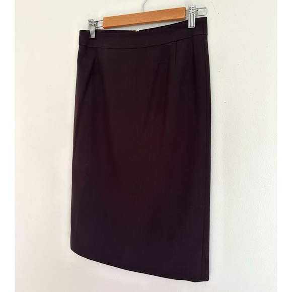 J. Crew • No 2 Wool Pencil Skirt in Brown - Picture 3 of 7